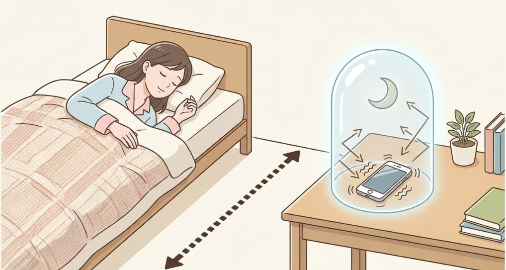 夜間の通知制限やおやすみモードをフル活用する
