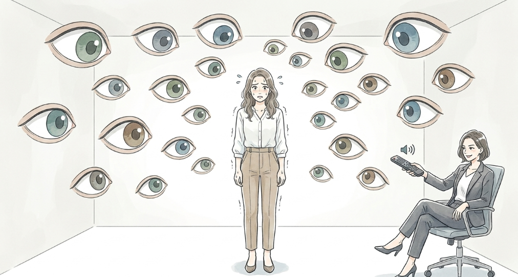 他人の顔色や評価を過剰に気にしてしまう人