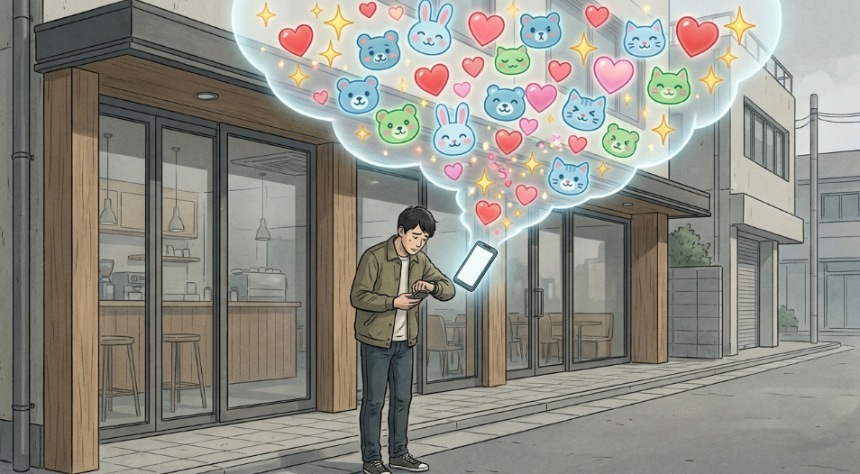 LINEが続くのに会えない状況