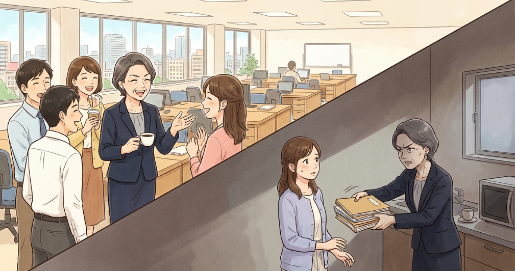 ほかの人に見せない態度のちぐはぐさ