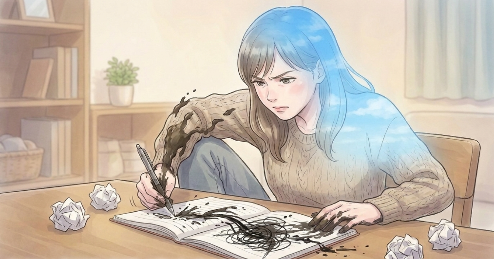 モヤモヤした感情を紙に書き殴って頭の外へ排出する