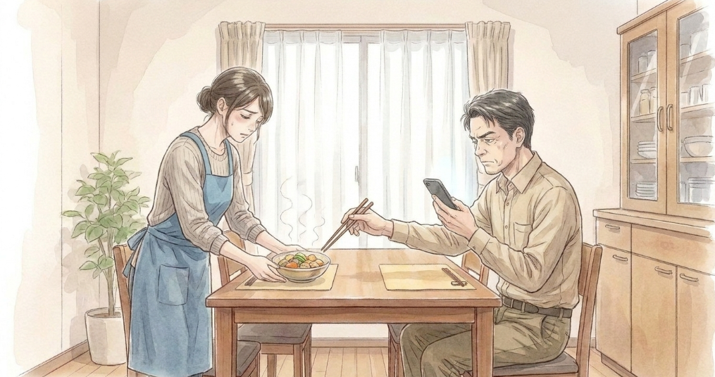 感謝の言葉が一切存在しない態度