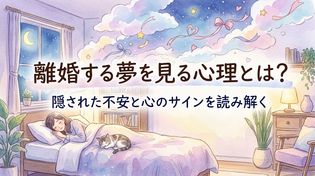 離婚する夢を見る心理とは？