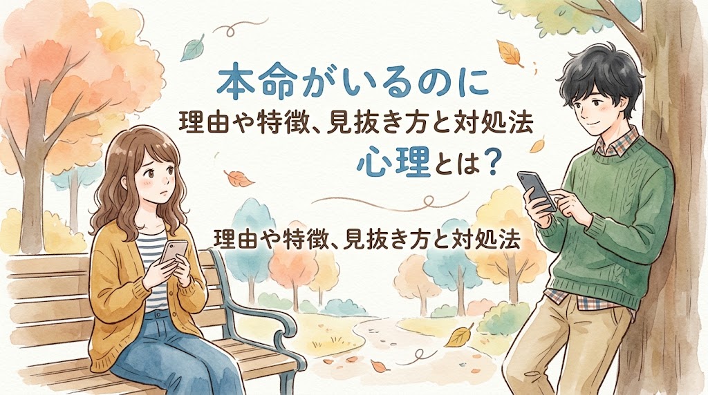 本命がいるのに浮気する男の心理とは？